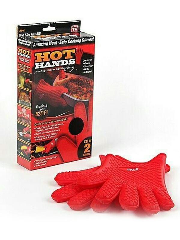 Жаропрочные кухонные перчатки - Hot Hands 3
