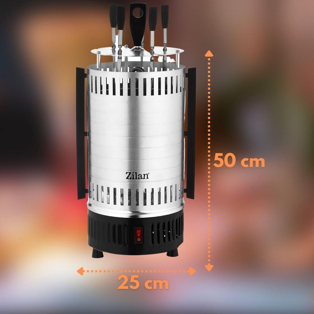 Электрическая шашлычница с 5 шампурами 2