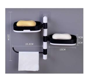 Настенная мыльница 3 в 1 - В ассортименте