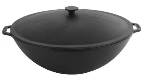 Tigaie wok Brizoll, fonta, 28cm, 3.7L