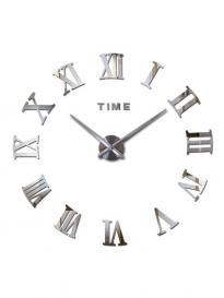 Настенные часы - Модерн - Серебристые