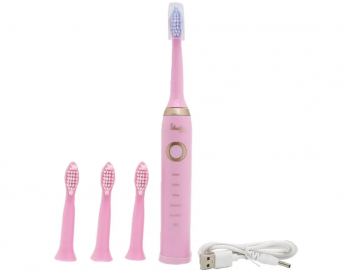 Электрическая зубная щетка - Голливудская улыбка - Розовая