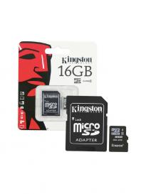 Карта памяти 16 Гб MicroSD Card + SD Adapter 